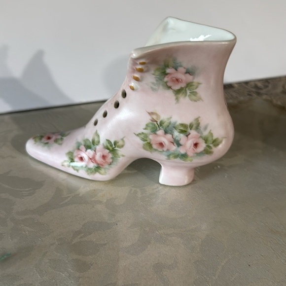 Victorian boot shoe, signed by an artist named "Sherry - Picture 3 of 8
